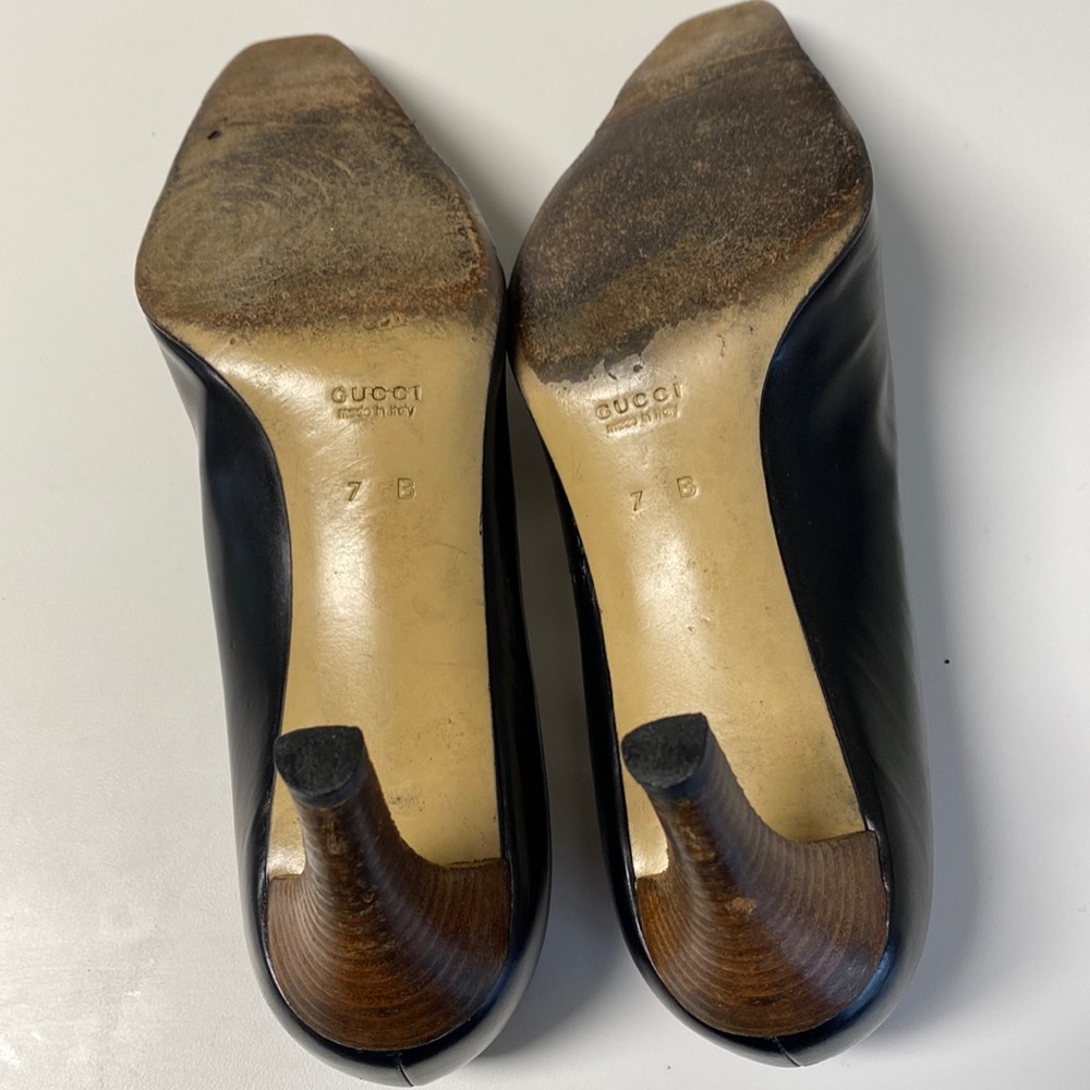 Gucci Vintage Black Court Heels - Picture 7 of 16